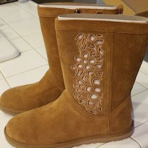 UGG Lo Pro UGGpure Floral Cutout Boots